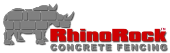 RhinoRock Concrete Fencing